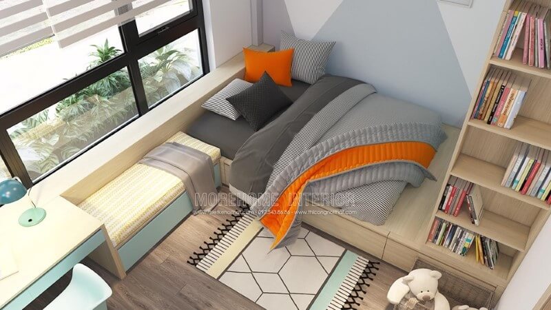 Gợi ý lựa chọn giường ngủ chung cư gỗ công nghiệp đẹp hoàn hảo